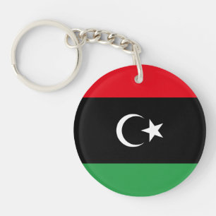 Flagge Libyens Schlüsselanhänger
