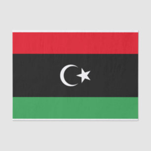 Flagge Libyens Seidenpapier