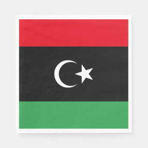 Flagge Libyens Serviette