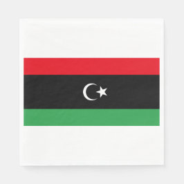 Flagge Libyens Serviette