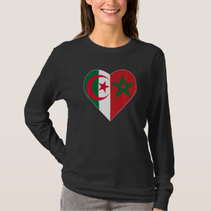 Flagge Liebe Marokko Algerien Ich liebe Marokko Al T-Shirt