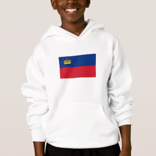 Flagge Liechtensteins Hoodie