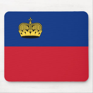 Flagge Liechtensteins Mousepad