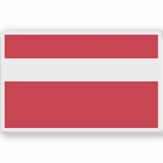 Flagge Liechtensteins (unbekannt-1719) #2 Aufkleber (Vorderseite)