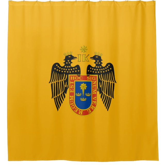 Flagge Limas (Peru) Duschvorhang (Vorderseite)