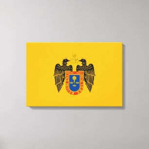Flagge Limas (Peru) Leinwanddruck