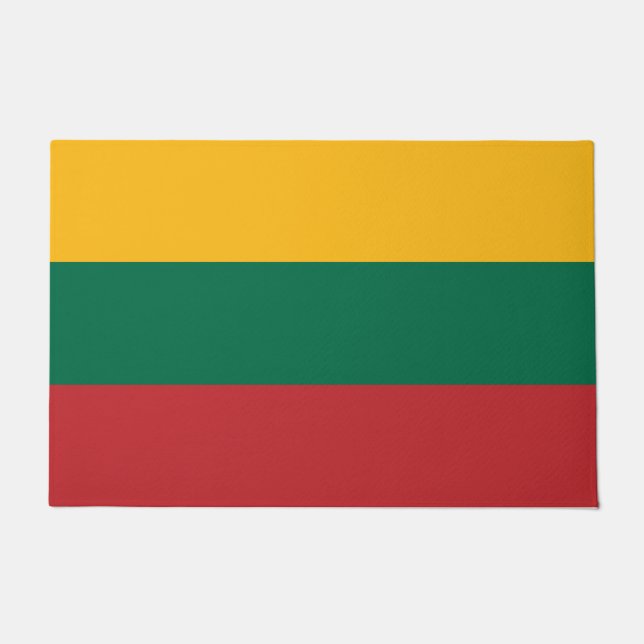 Flagge Litauens Fußmatte (Vorderseite)