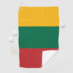 Flagge Litauens Golfhandtuch