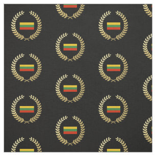 Flagge Litauens Stoff