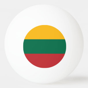 Flagge Litauens Tischtennisball