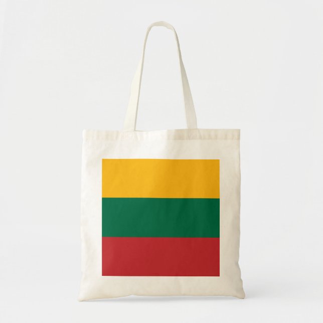 Flagge Litauens Tragetasche (Vorne)