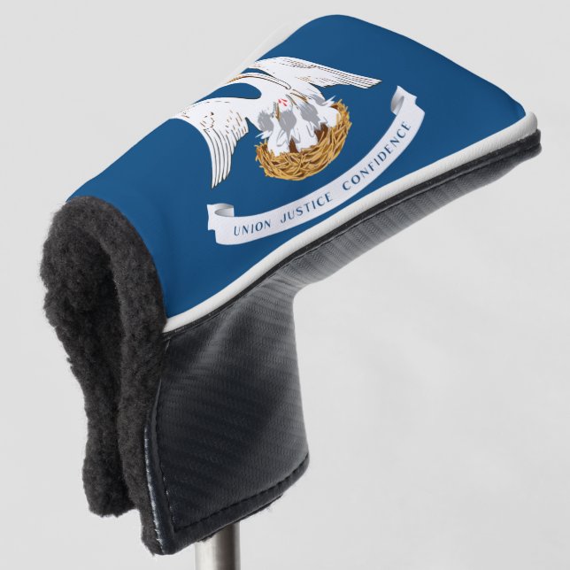 Flagge Louisiana Golf Headcover (3/4 Vorderseite)