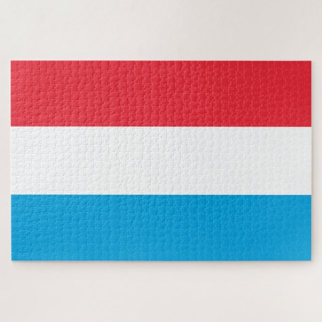 Flagge Luxemburgs (Horizontal)