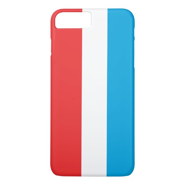 Flagge Luxemburgs Case-Mate iPhone Hülle (Rückseite)