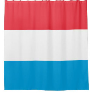 Flagge Luxemburgs Duschvorhang