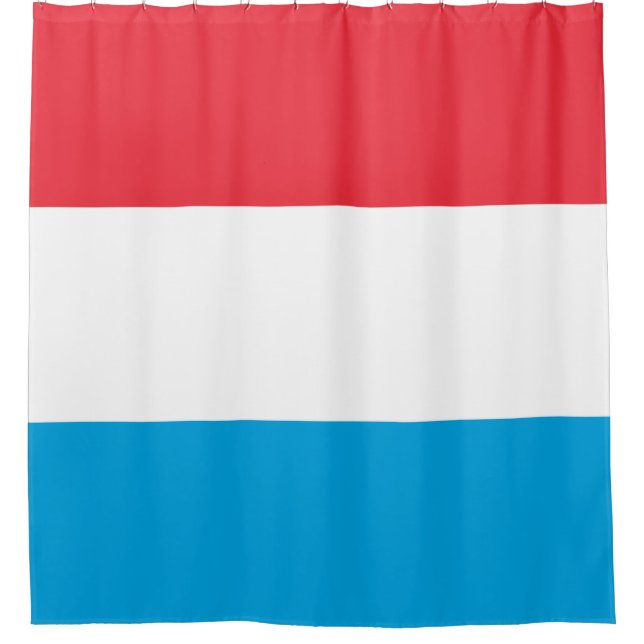 Flagge Luxemburgs Duschvorhang (Vorderseite)