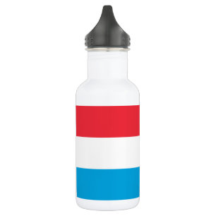 Flagge Luxemburgs Edelstahlflasche