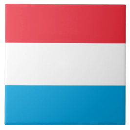 Flagge Luxemburgs Fliese
