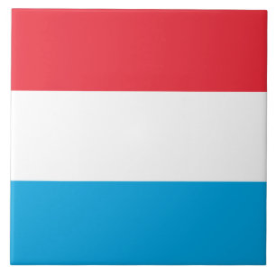 Flagge Luxemburgs Fliese