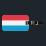 Flagge Luxemburgs Gepäckanhänger<br><div class="desc">Flagge Luxemburgs</div>