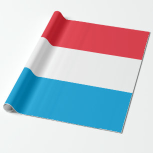 Flagge Luxemburgs Geschenkpapier