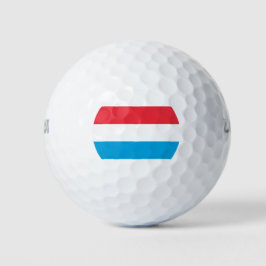 Flagge Luxemburgs Golfball