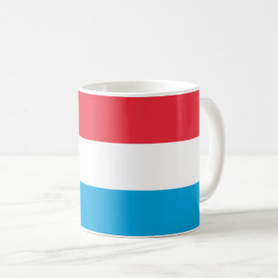Flagge Luxemburgs Kaffeetasse
