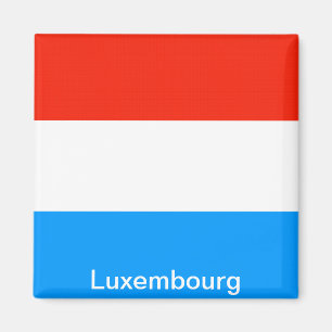 Flagge Luxemburgs Magnet