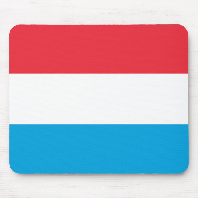 Flagge Luxemburgs Mousepad (Vorne)