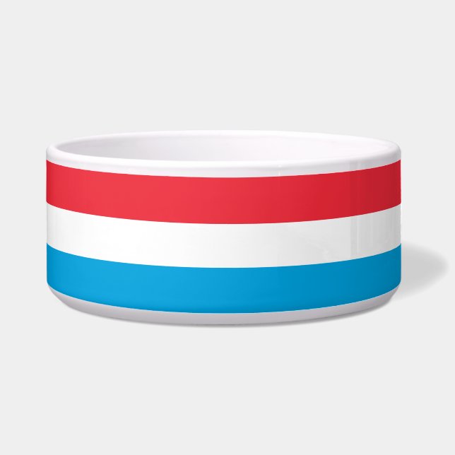 Flagge Luxemburgs Napf (Vorderseite)