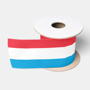 Flagge Luxemburgs Satinband