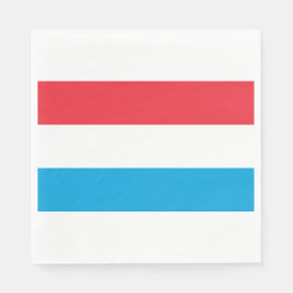 Flagge Luxemburgs Serviette
