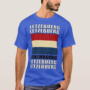 Flagge Luxemburgs T-Shirt