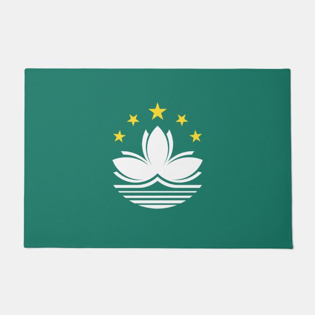 Flagge Macaus (chinesische Region) Fußmatte (Vorderseite)