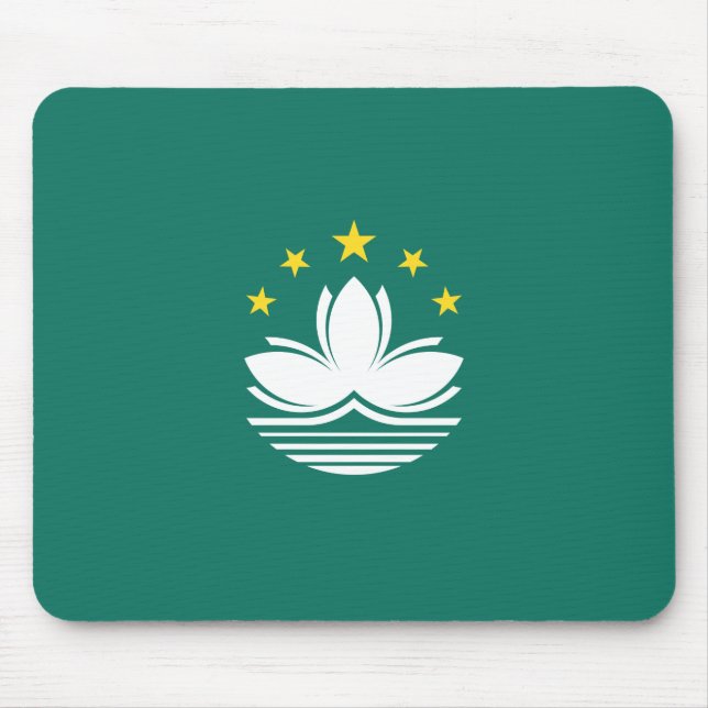 Flagge Macaus (chinesische Region) Mousepad (Vorne)