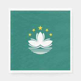 Flagge Macaus (chinesische Region) Serviette