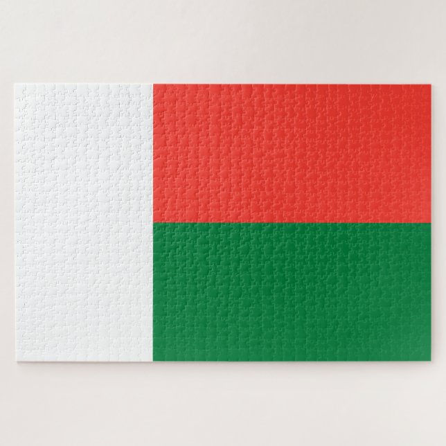 Flagge Madagaskars (Horizontal)