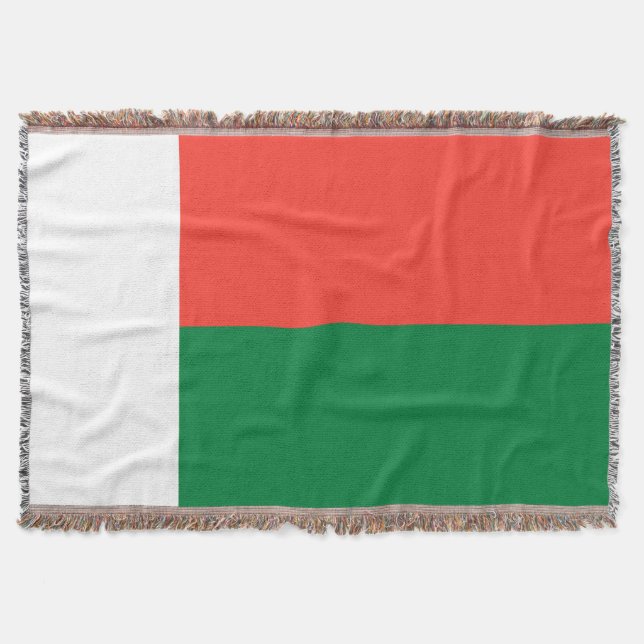 Flagge Madagaskars Decke (Vorderseite)