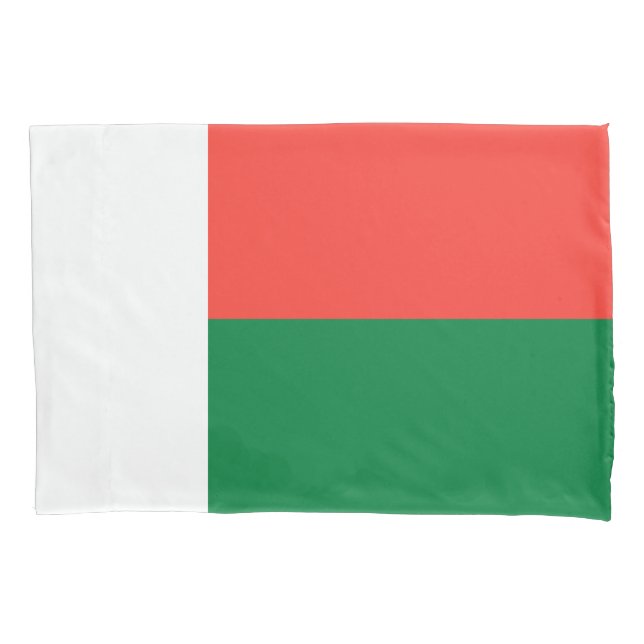 Flagge Madagaskars Kissenbezug (Vorderseite)