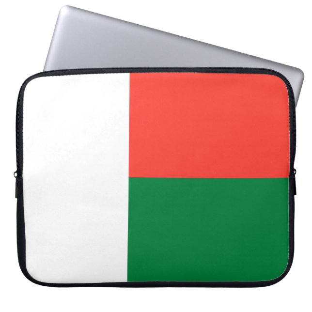 Flagge Madagaskars Laptopschutzhülle (Vorderseite)