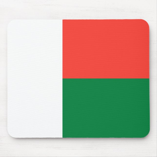 Flagge Madagaskars Mousepad (Vorne)