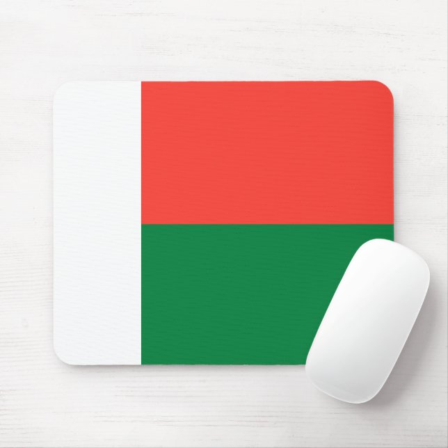 Flagge Madagaskars Mousepad (Mit Mouse)