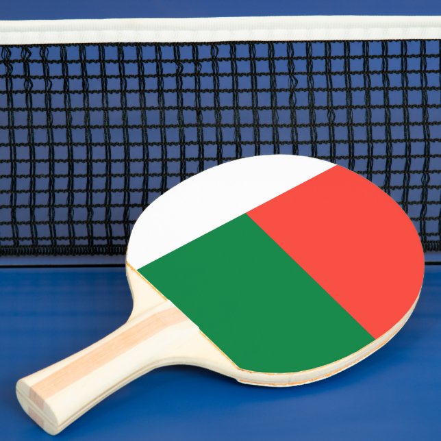 Flagge Madagaskars Tischtennis Schläger (InSitu)