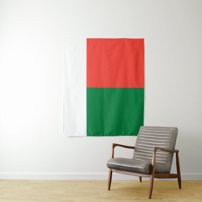 Flagge Madagaskars Wandteppich (Beispiel)