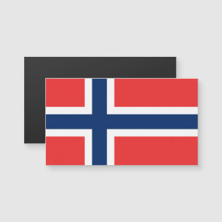 Flagge magnetischer Visitenkarten Norwegens Magnetkarte