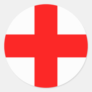 Flagge Mailands Runder Aufkleber