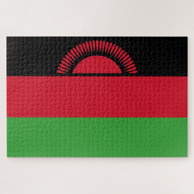 Flagge Malawis (Horizontal)