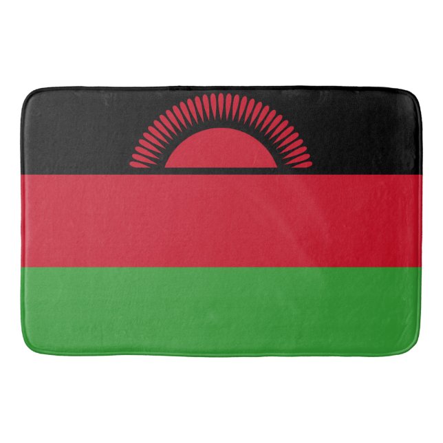 Flagge Malawis Badematte (Vorderseite)
