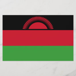 Flagge Malawis Briefpapier