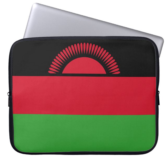 Flagge Malawis Laptopschutzhülle (Vorderseite)